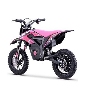 Mini moto eléctrica 24V y 500W ruedas de 10 pulgadas, ROSA INDA1144-RO-19010