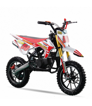 VENTA Mini motocross de gasolina de 50cc REBELDE SMH99935-RM-Rojo