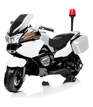 MOTO BLANCA INFANTIL DE POLICÍA Y DE 24V, 3-8 AÑOS  INDA929-AT-POL24V