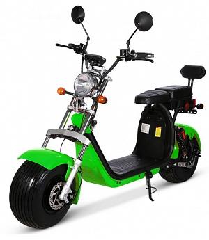 PATINETA-MOTO HARLEY STYLE, MATRICULABLE, VERDE - 60V  Y 1500W CITYCOCO