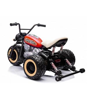 Moto Trike Proxy-AT 24V, 2 MOTORES 800W (para hacer caballitos), NIÑOS 5-10 AÑOS, ROJA - INDA926-PROXY-AT