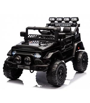 Coche infantil CLIMBER 12V, negro, a batería, 4 motores, 1-3 AÑOS, RC  INDA897-RA-JJ2122