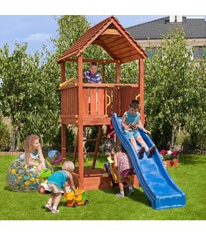 PARQUE INFANTIL DE MADERA PARA EXTERIOR JOY - CHUN-00555