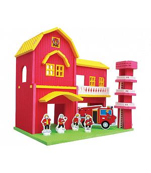VENTA Juguete montar y jugar goma eva. Parque de bomberos. TE-3810
