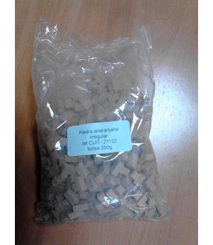 Piedras maquetas miniatura - bolsa de 350g piedra anaranjada. Medidas aprox 12x5x5mm - CUIT2950