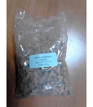 Piedras maquetas miniatura - bolsa de 350g piedra anaranjada. Medidas aprox 12x5x5mm - CUIT2950