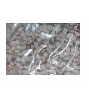 Pack 150 gramos piedra medio pilar diámetro 8mm. CUIT 3937 (SOLO DISPONIBLE COLOR GRIS)