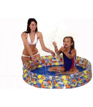 Venta piscina hinchable de 3 tubos, de peces de colores. Atosa 21072