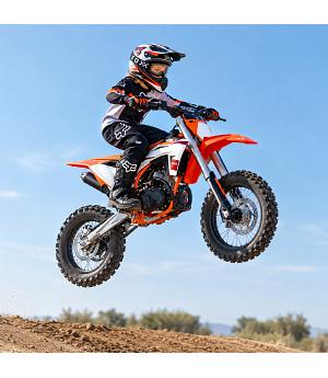 Pit bike 50cc de motocross infantil con motor 2T ruedas 12/10" POLORO5524__NA