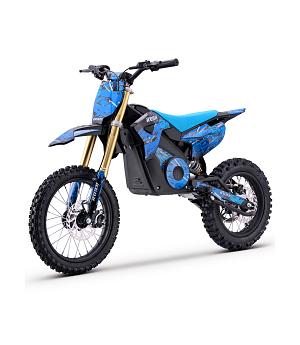 Pit bike INFANTIL eléctrica 1800W 903 14/12" loroAN5716__AZU