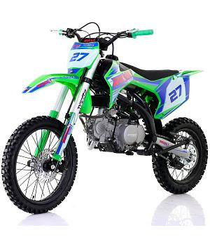Moto de gasolina 140cc Pit bike 7/14" con radiador LOROAN5143__VER