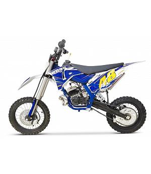 Pit Bike infantil roan-50K gasolina 50cc. 14/12, a partir 10 años, AZUL - INDA1119-RO-1892