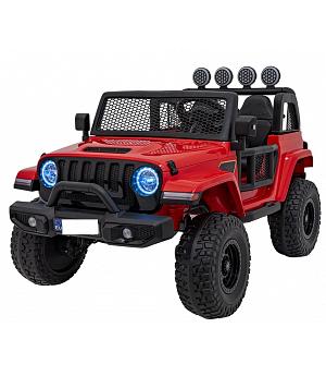 VENTA Coche todoterreno niños OFF-ROAD 3.0 rojo, 2 PLAZAS, 4 motores 12v, RC INDA459-RA-JL213.CR