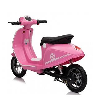 Scooter-Moto infantil 24v Retro Vehículo Rosa - Niños + 5 años - INDA1032-RA-SX2438