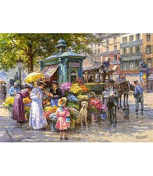 Puzzle Cherry 30226- Mercado de Flores de 1000 PZ