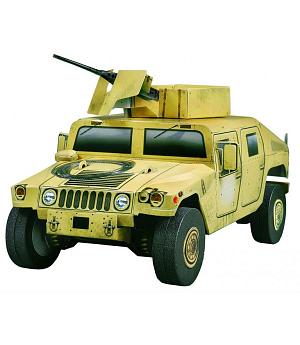 Puzzle 3d Hummer militar. Escala 1/24. Clever 14163