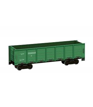 Modelismo ferroviario. Puzzle 3d. Vagón góndola verde. Clever 142761