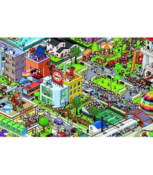 Educa 14487. Puzzle centro urbano. 500 piezas