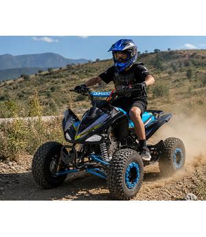 Quad Gasolina 110cc DORADO A110 R7 Automático 4T con Marcha Atrás Azul POLOROAND2505__AZU
