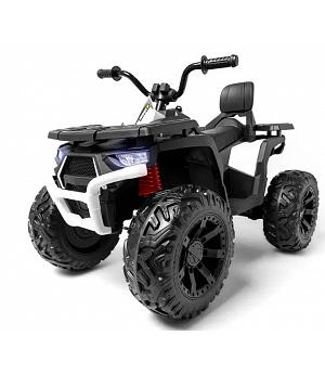 VENTA QUAD 24V PARA NIÑOS, BLANCO, AT-SIROCO, RUEDAS GOMA, ASIENTO CUERO, MANDO RC - INDA722-SIROCO-AT
