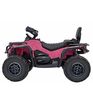 Quad Can-Am Outlander ATV, control remoto, rosa, 12v, 4 motores - INDA1036-RA-CA005.2.4GHZ