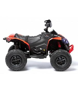 QUAD 24V PARA NIÑOS, CAN-AM, ROJO, 2 MOTORES, 3-7 AÑOS INDA754-RA-CA002