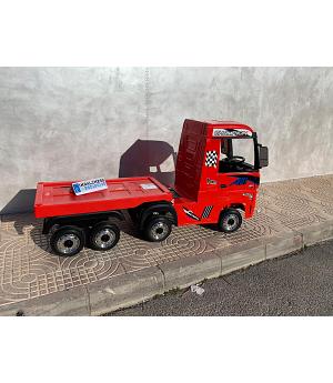 REMOLQUE PARA CAMIÓN ACTROS 4X4 INFANTIL DE 12V  ROJO - LE7709