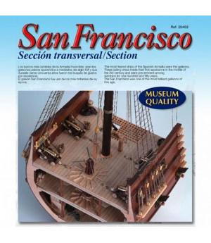 Artesanía 20403- Sección GALEÓN SAN FRANCISCO. Escala 1:50