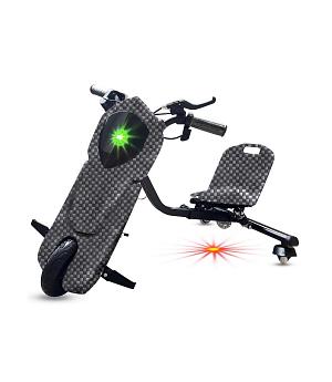 CRAZY DRIFT 36V Y MOTOR DE 250W, NEGRO-GRIS - INDA921-RO-23620