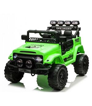 Coche infantil CLIMBER 12V, verde, a batería, 4 motores, 1-3 AÑOS, RC  INDA899-RA-JJ2122
