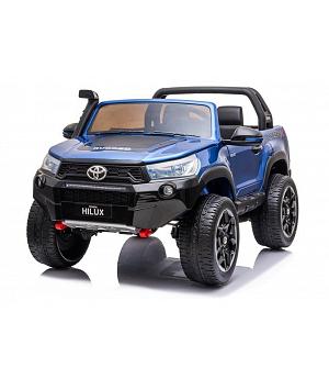 Coche eléctrico infantil Toyota Hilux 4x4,4WD, 2 plazas 12v, azul - INDA737-LE