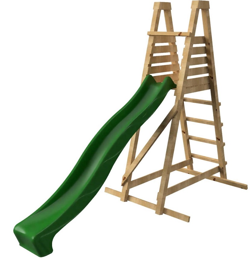 Leroy Merlin Tobogan Plegable De Madera Es Exterior Rampa De