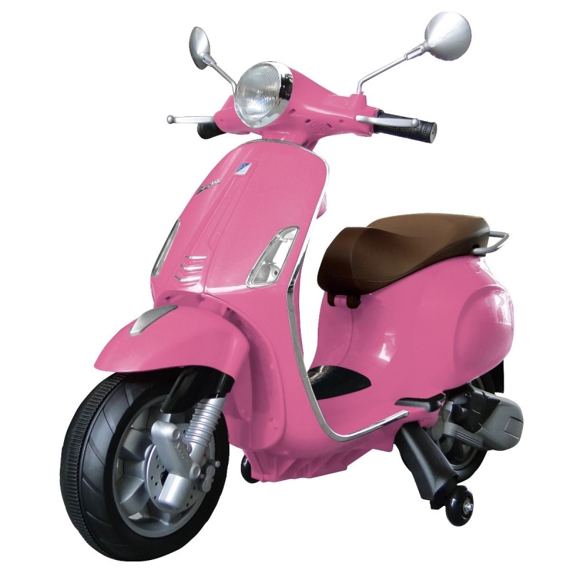 VESPA ELÉCTRICA INFANTIL 12V, rosa - AC-CT728, IndalChess Tienda de ...