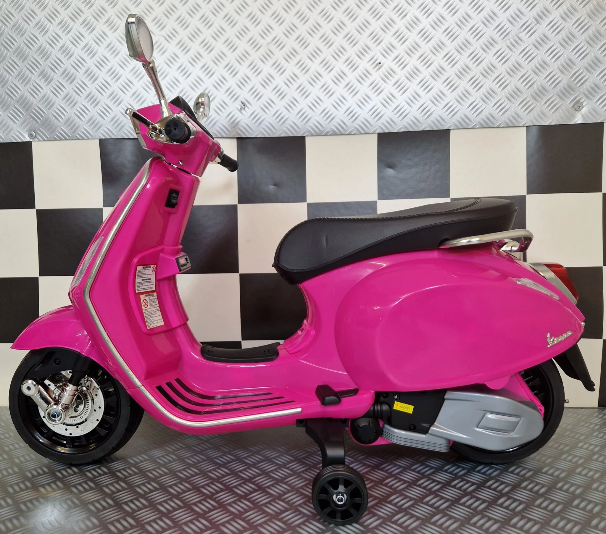 VESPA SPRINT 12 VOLTIOS INFANTIL, rosa-pink - KI4VESPASPRINT-pink ...