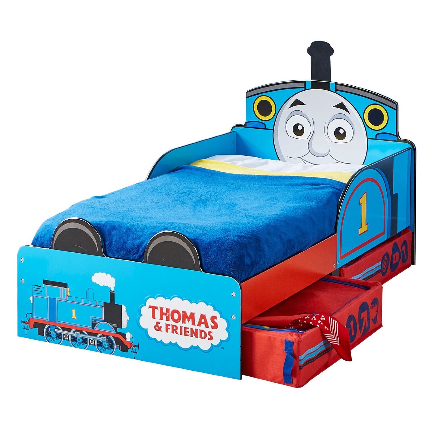 CAMA DE THOMAS EL TREN - CAMA THOMAS AND FRIENDS NIÑOS, IndalChess